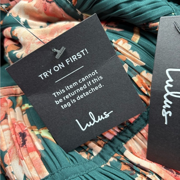 Lulus Enchanting Garden Emerald Floral Cutout Bow Strapless Maxi Dress - Picture 10 of 12